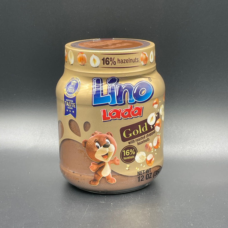 Lino Lada Gold Hazelnut Cocoa Spread - with 16% hazelnuts 350g (EURO)