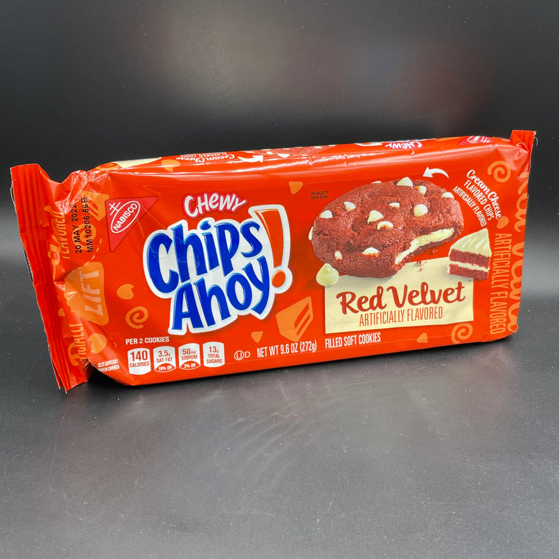 LIMITED EDITION Chewy Chips Ahoy! Red Velvet Flavour, 272g (USA) LIMITED STOCK