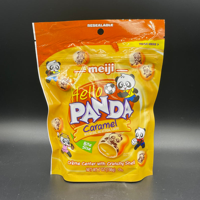 SPECIAL - Meiji Hello Panda Caramel Flavour Big Bag 198g (USA) SPECIAL SIZE
