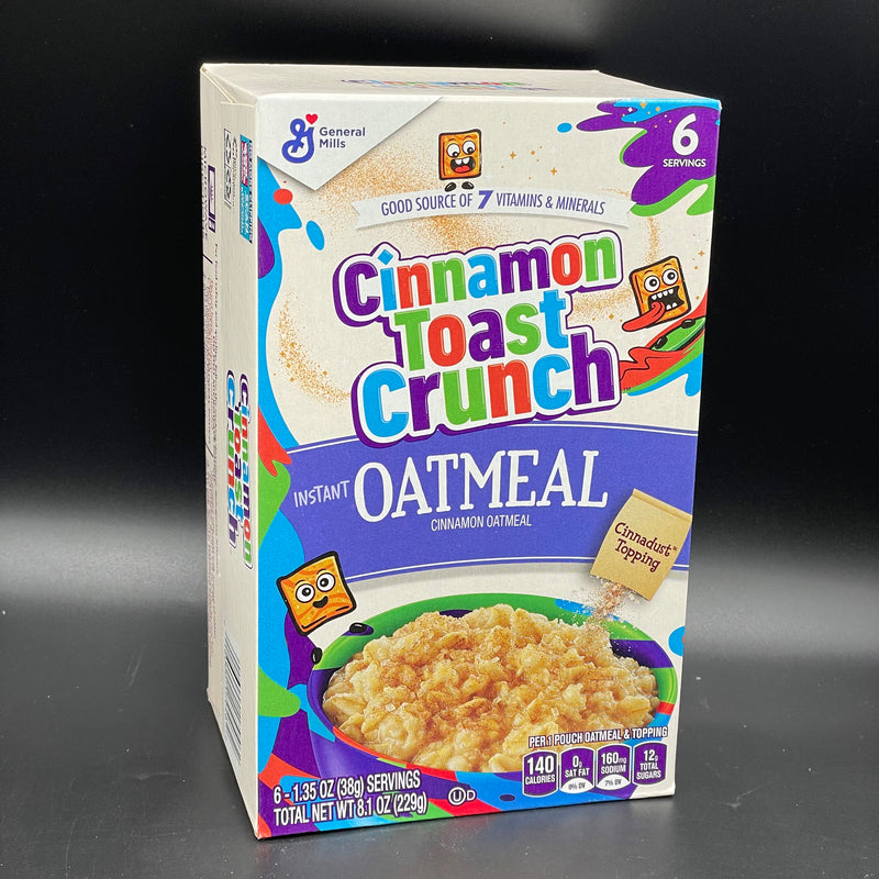 NEW Cinnamon Toast Crunch - Instant Oatmeal! 6 Servings, 229g (USA) SPECIAL RELEASE