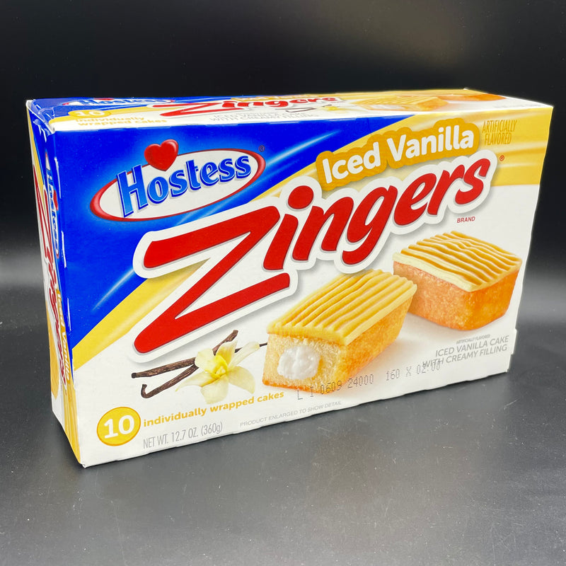 Hostess Iced Vanilla Zingers 10pk 360g (USA)