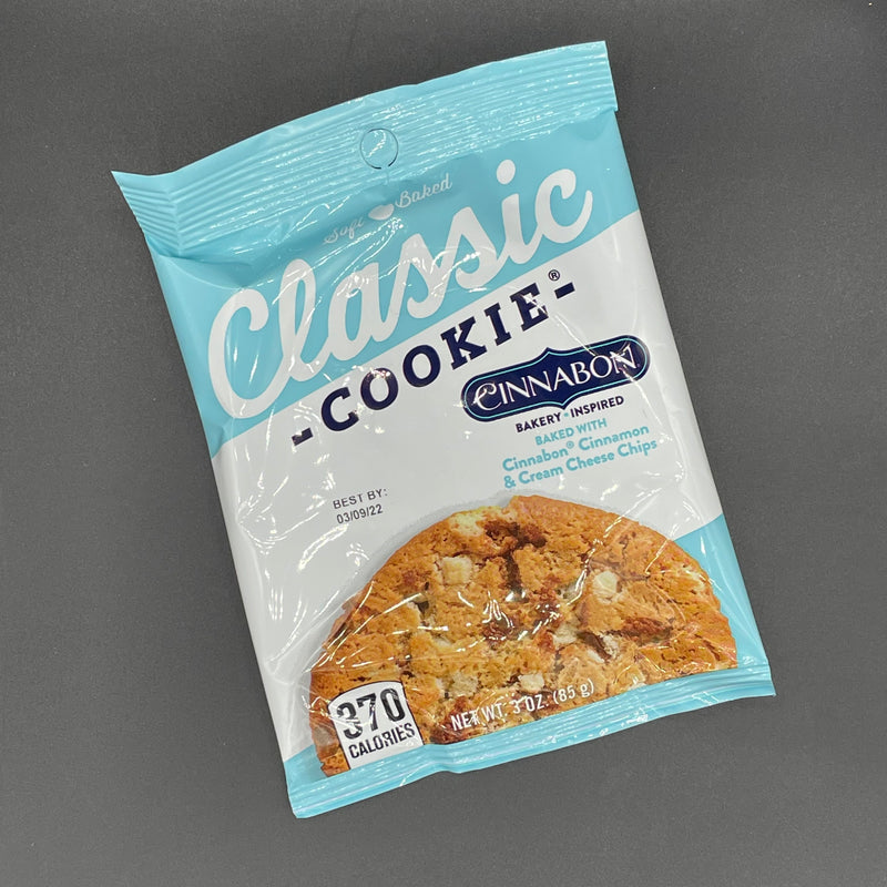 Soft Baked Classic Cookie - Cinnabon Inspired Flavour, made with Cinnabon Cinnamon & Cream Cheese Chips 85g (USA) NEW