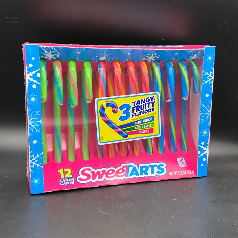 Sweet Tarts (Sweetarts) Candy Canes, 3 flavors, 12 Pack 150g (USA) CHRISTMAS SPECIAL