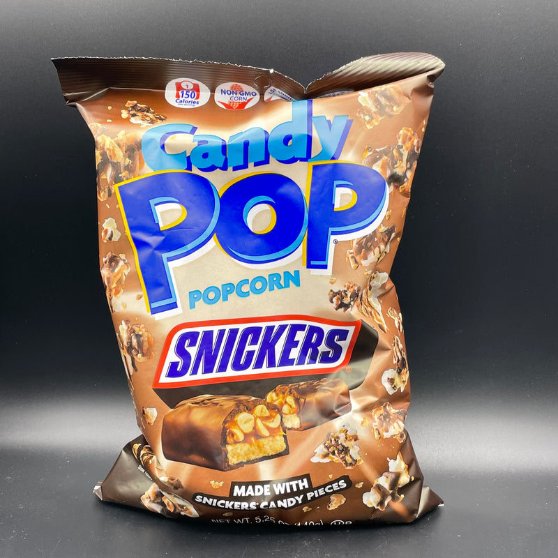 Candy Pop Popcorn - Snickers Flavour! Made with Snickers Candy Pieces 149g (USA) NEW