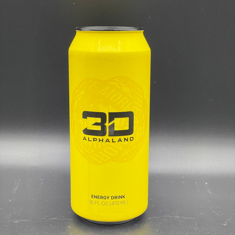 NEW 3D Energy Drink - Alphaland Collaboration Flavour 473ml (USA) NEW