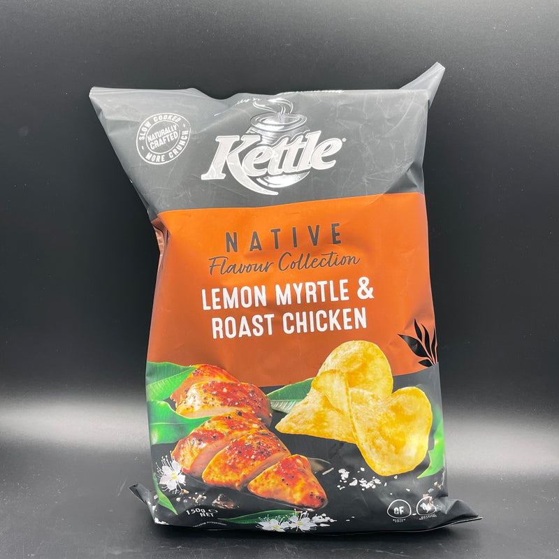 NEW LIMITED EDITION Kettle - Native Flavour Collection: Lemon Myrtle & Roast Chicken 150g (AUS) NEW LIMITED EDITION