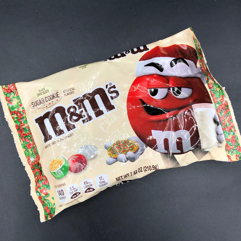 LIMITED M&M’s White Chocolate Sugar Cookie, 210g Big Bag (USA) CHRISTMAS EDITION