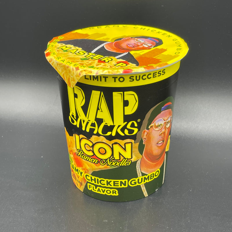 Rap Snacks Icon Ramen Noodles - MASTER P Creamy Chicken Gumbo Flavour 64g (USA) SPECIAL