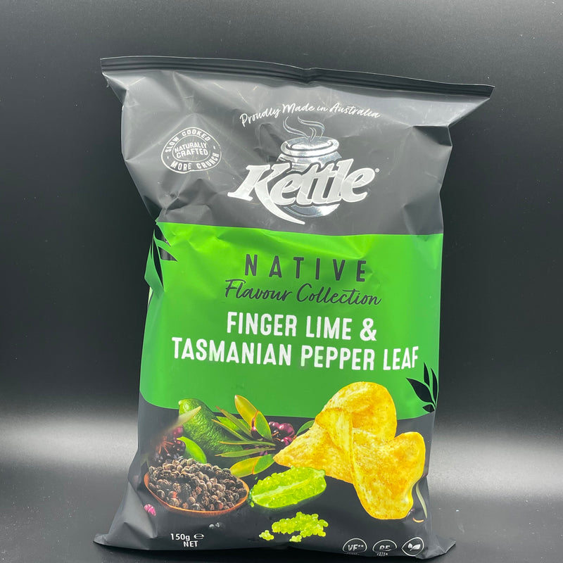 NEW LIMITED EDITION Kettle - Native Flavour Collection: Finger Lime & Tasmanian Pepper Leaf 150g (AUS) NEW LIMITED EDITION
