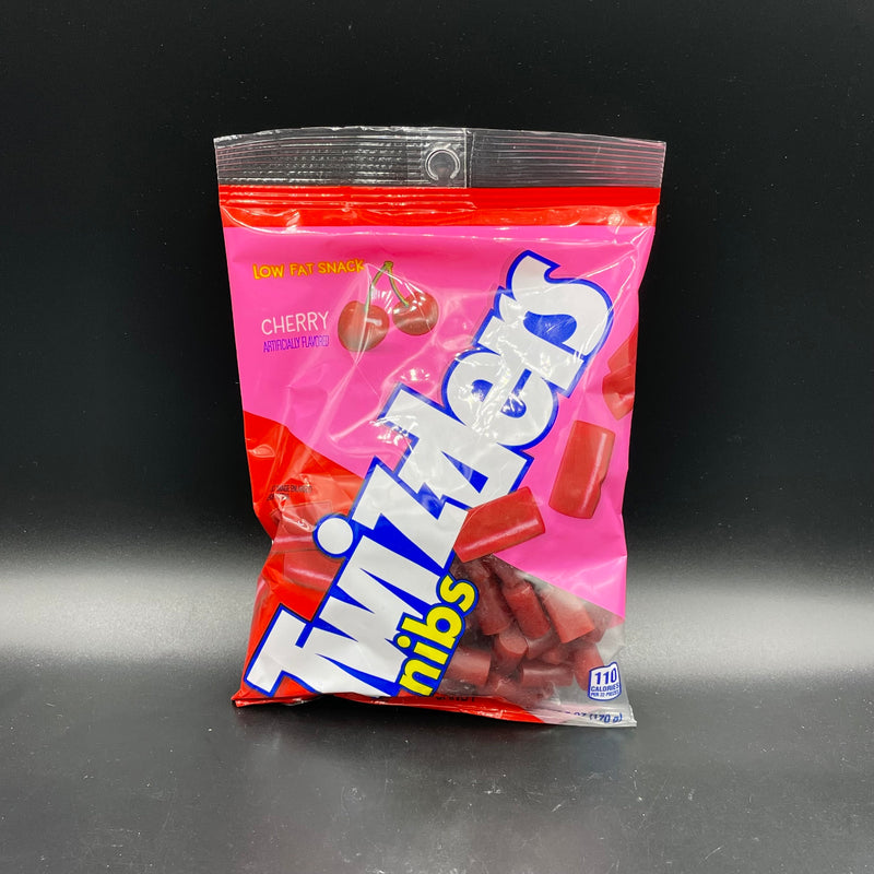 Twizzlers Nibs Candy - Cherry Flavour! - 170g Bag (USA)