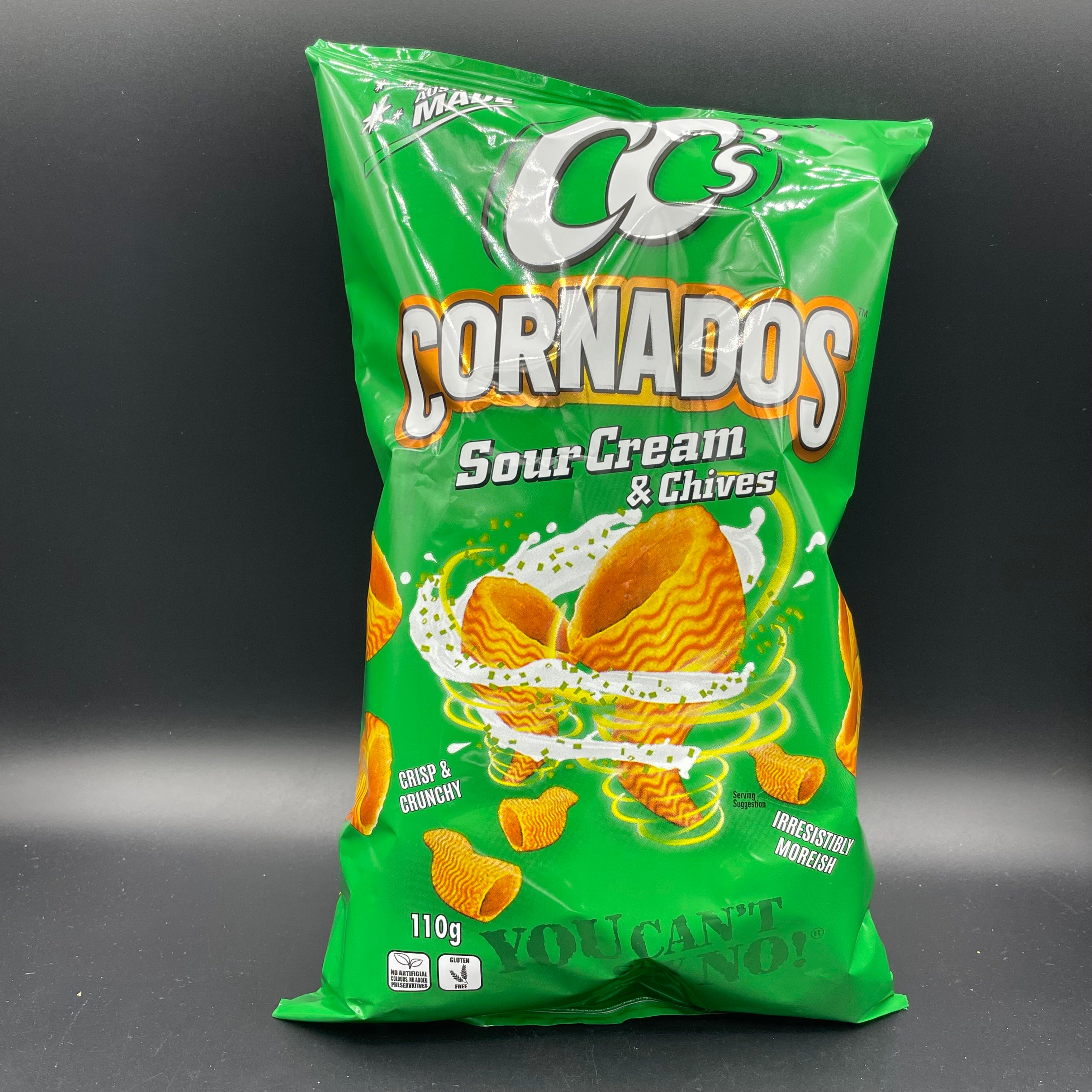 Cc's Cornados Corn Chips Hot Spicy 110g, 54% OFF