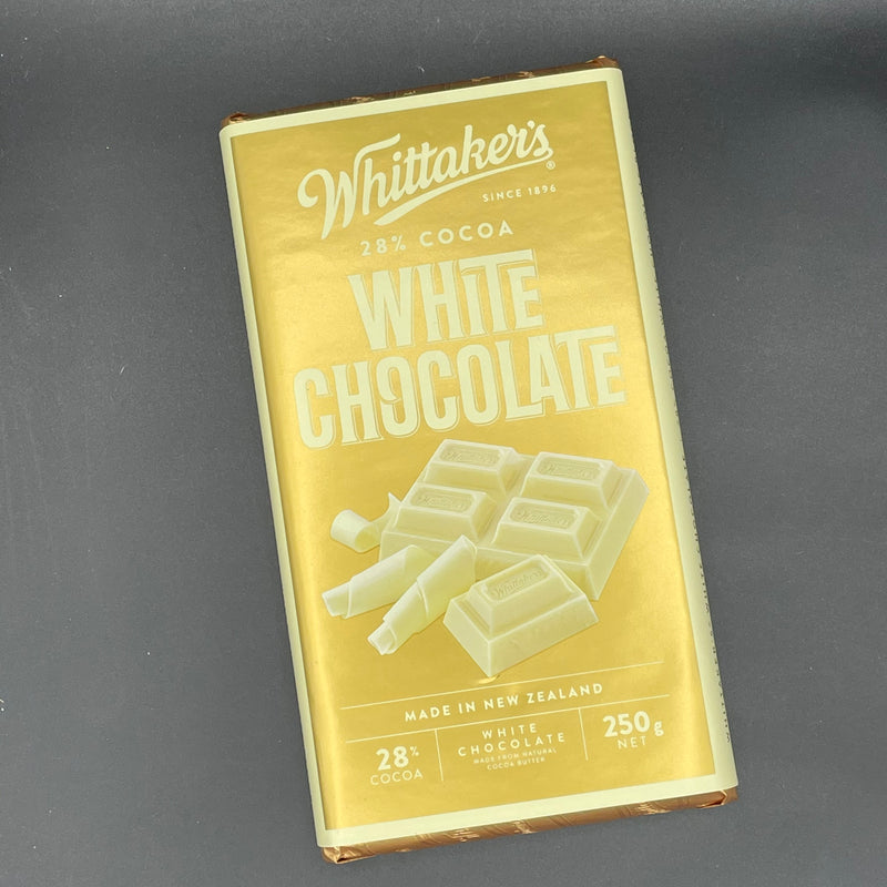 Whittaker’s White Chocolate Block 250g (NZ)