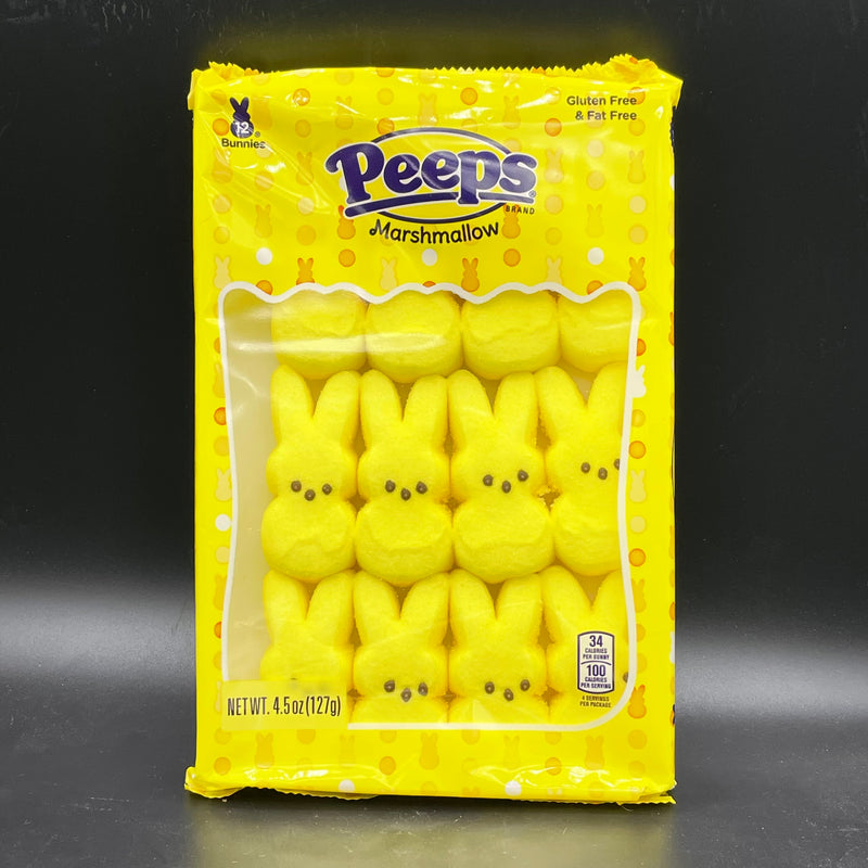 Peeps Yellow Marshmallow  - 12 Bunnies 127g (USA) EASTER SPECIAL