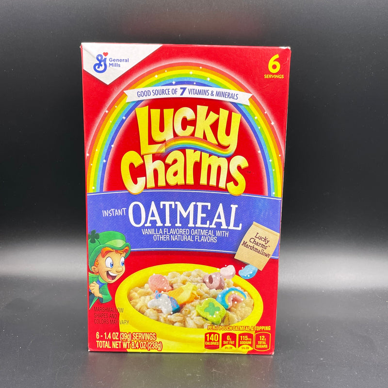 NEW Lucky Charms - Instant Oatmeal! 6 Servings, 238g (USA) SPECIAL RELEASE