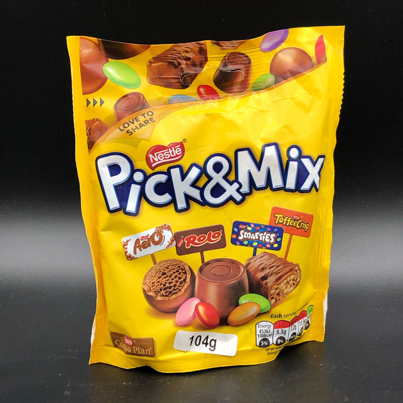 Nestle Pick & Mix Share Pack (Includes a mix of Aero, Rolo, Smarties, & Toffee Crisp) 104g (UK) SHORT DATE