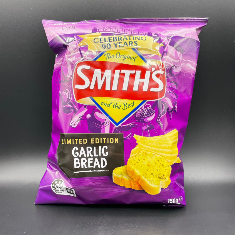NEW LIMITED EDITION Smith’s Garlic Bread Flavour Chips 150g (AUS) NEW LIMITED EDITION