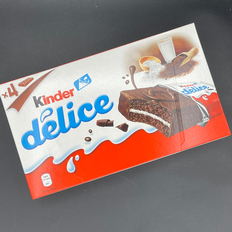 Kinder Délice 4x Cocoa Sponge Cakes with Milky Filling 156g (EURO)