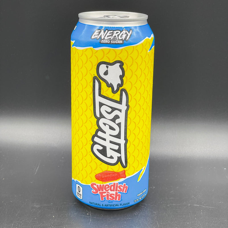 NEW Ghost Energy, Swedish Fish Flavour - Zero Sugar, Five Calorie, Energy Drink 473ml (USA)