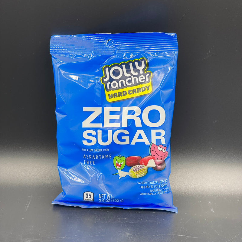 NEW Jolly Rancher ZERO SUGAR Original Flavour Hard Candy (Aspartame Free) 102g Bag (USA) NEW