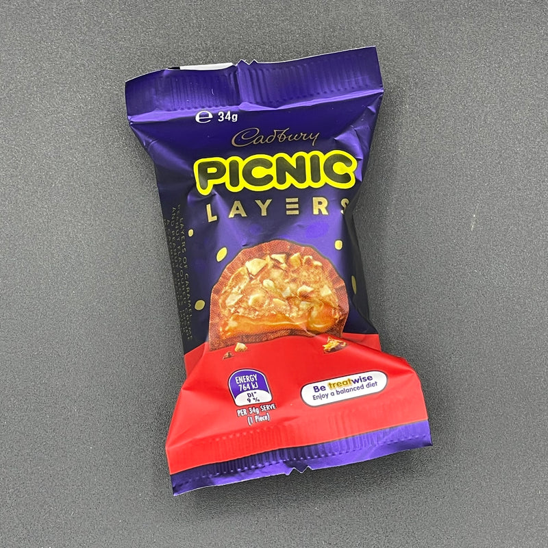 NEW Cadbury Picnic Layers 34g (AUS) NEW