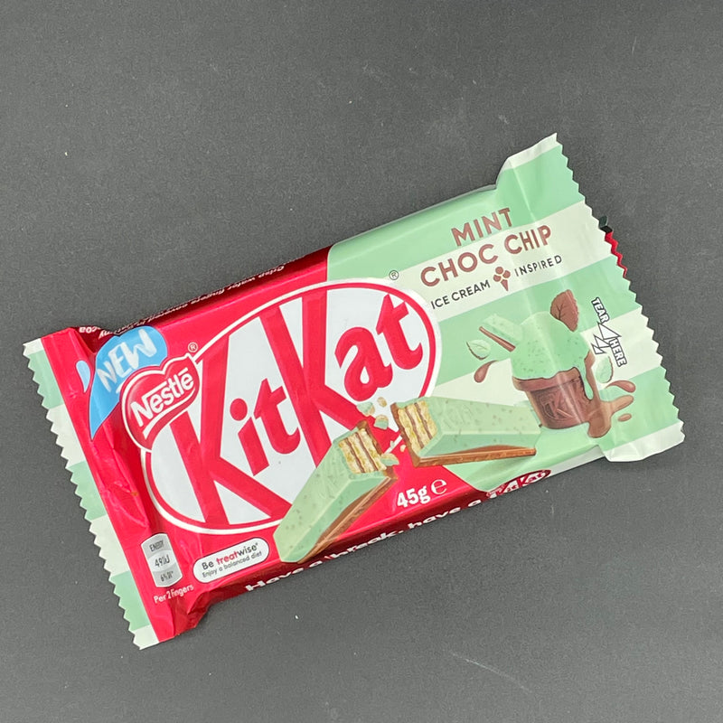 NEW Nestle Kit Kat Mint Choc Chip 55g (AUS) NEW