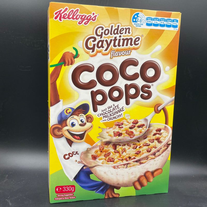 NEW Kellogg’s Golden Gaytime Flavour Coco Pops 330g (AUS) NEW LIMITED EDITION
