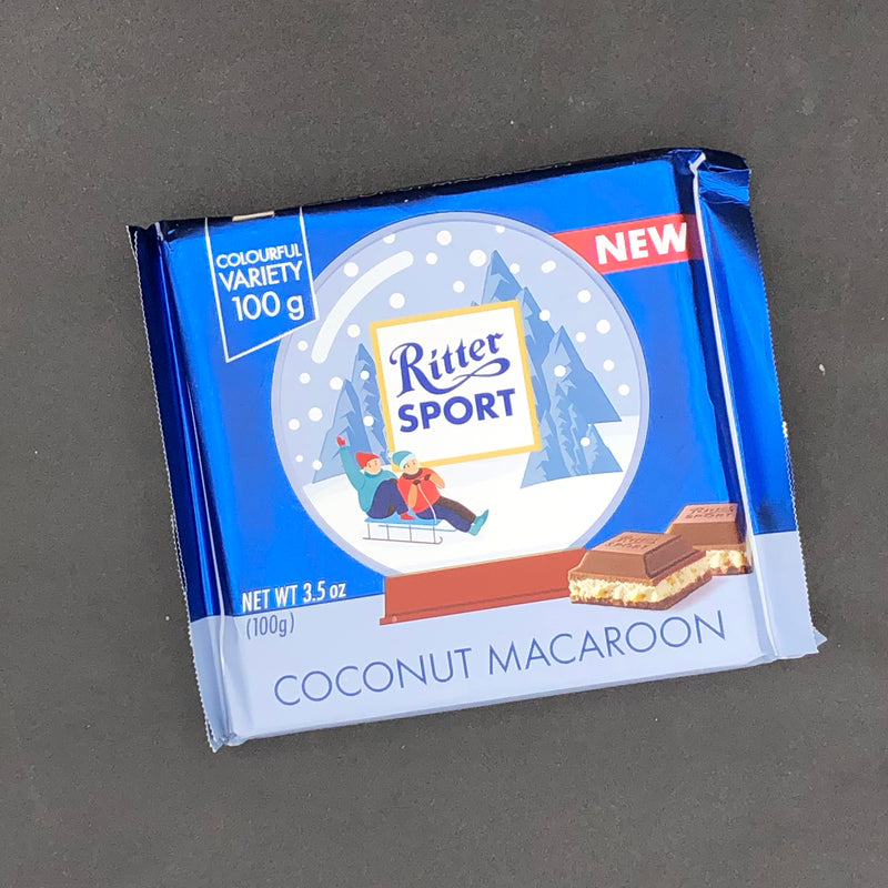 WINTER NEW Ritter Sport Coconut Macaroon 100g (GERMANY) SPECIAL EDITION