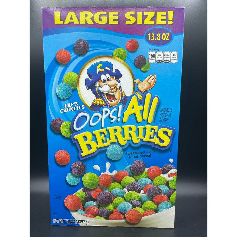NEW Cap'n (Captain) Crunch’s OOPS! All Berries 392g (USA) SPECIAL EDITION