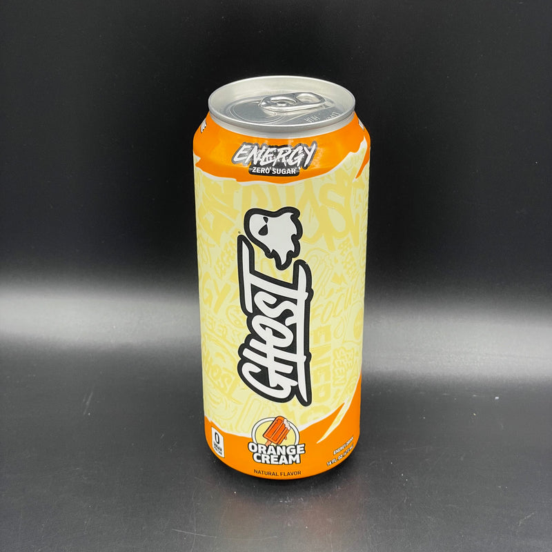 NEW Ghost Energy, Orange Cream Flavour - Zero Sugar, Five Calorie, Energy Drink 473ml (USA)