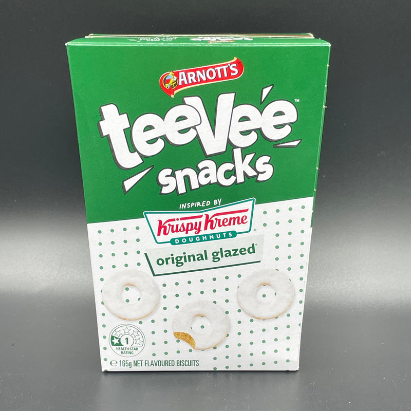 NEW Arnotts TeeVee Snacks Inspired by Krispy Kreme - Original Glazed Flavour 165g (AUS) NEW