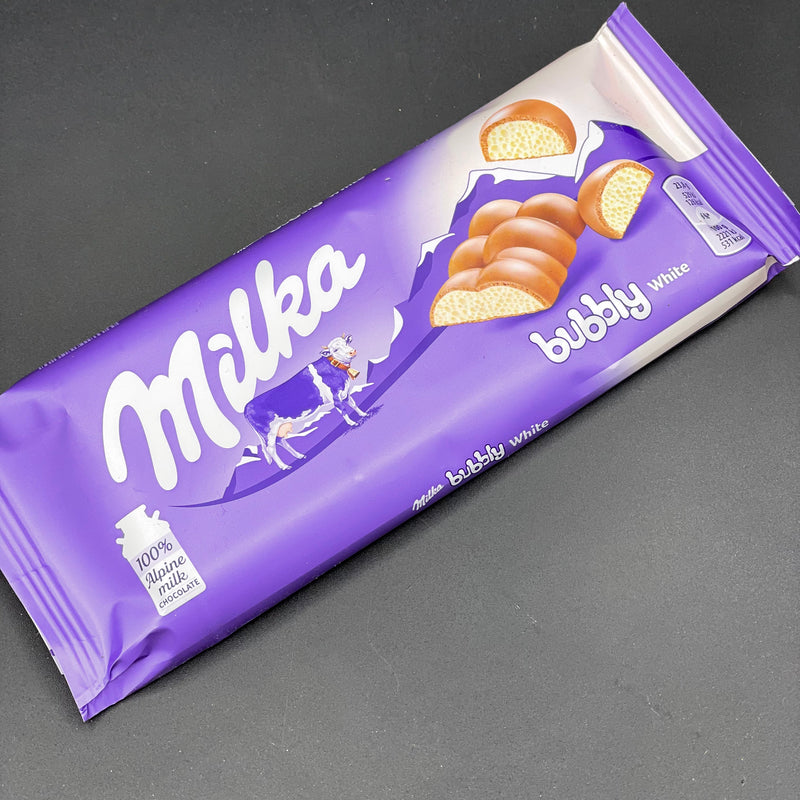 NEW Milka Bubbly White Chocolate 95g (EURO)