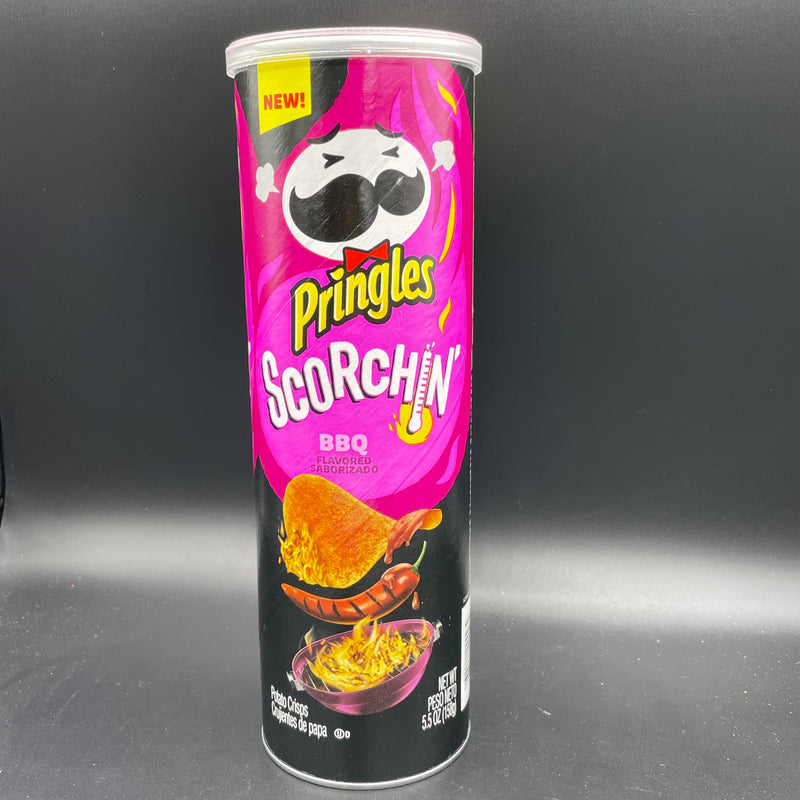 NEW Pringles Scorchin’ BBQ Flavor Potato Crisps 158g (USA)