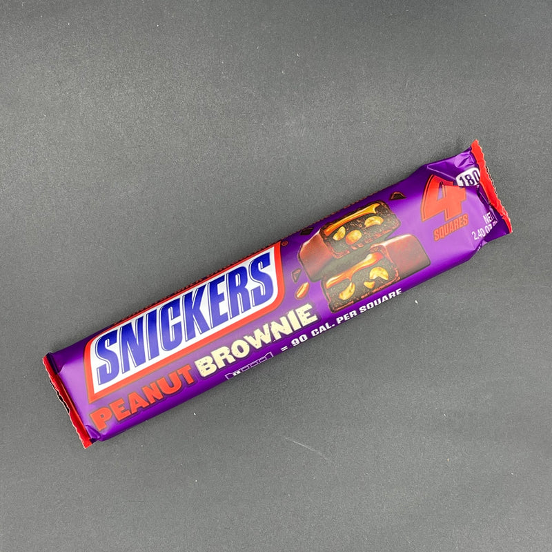 NEW Snickers Peanut Brownie 4 Squares 68g (USA) LIMITED RELEASE