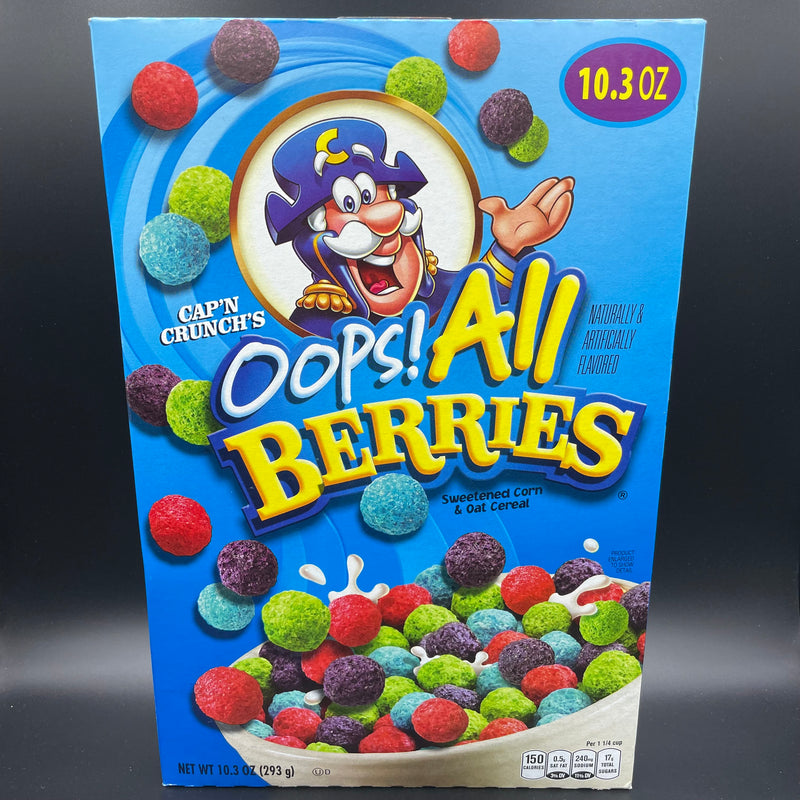 SHORT DATE Cap'n (Captain) Crunch’s OOPS! All Berries 293g (USA) SPECIAL EDITION