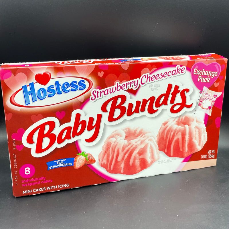 NEW Hostess Strawberry Cheesecake Baby Bundts 8pk 284g (USA) SPECIAL
