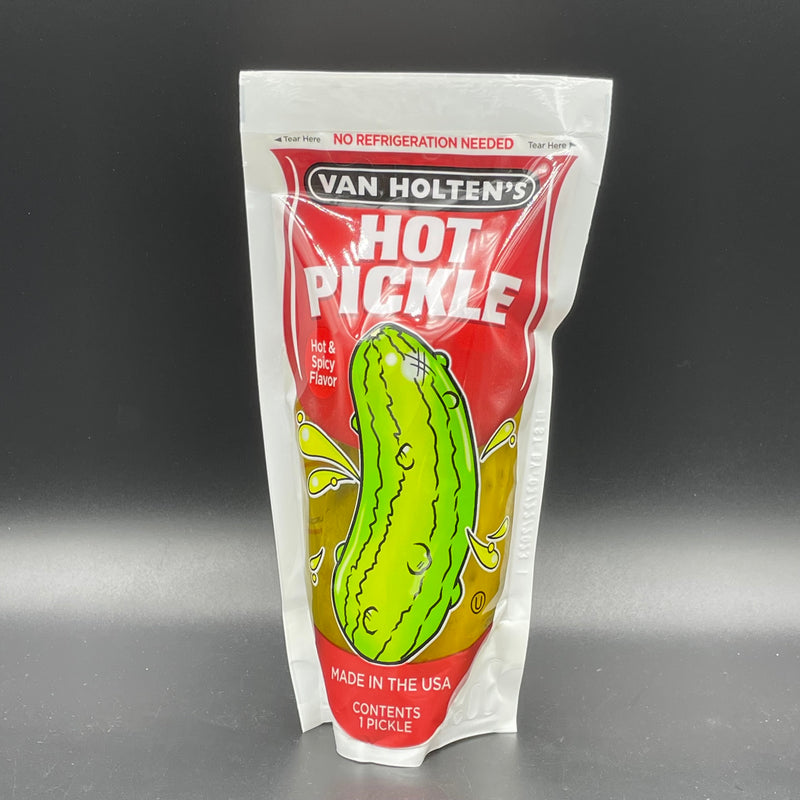 Van Holten’s Pickle In A Pouch - Hot & Spicy Pickle Flavour - 1 Big Pickle! (USA) LIMITED STOCK