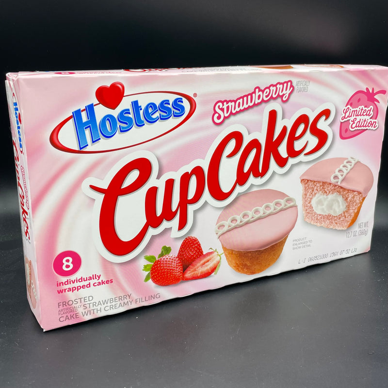 Hostess Strawberry Cup Cakes 8pk 360g (USA) LIMITED EDITION