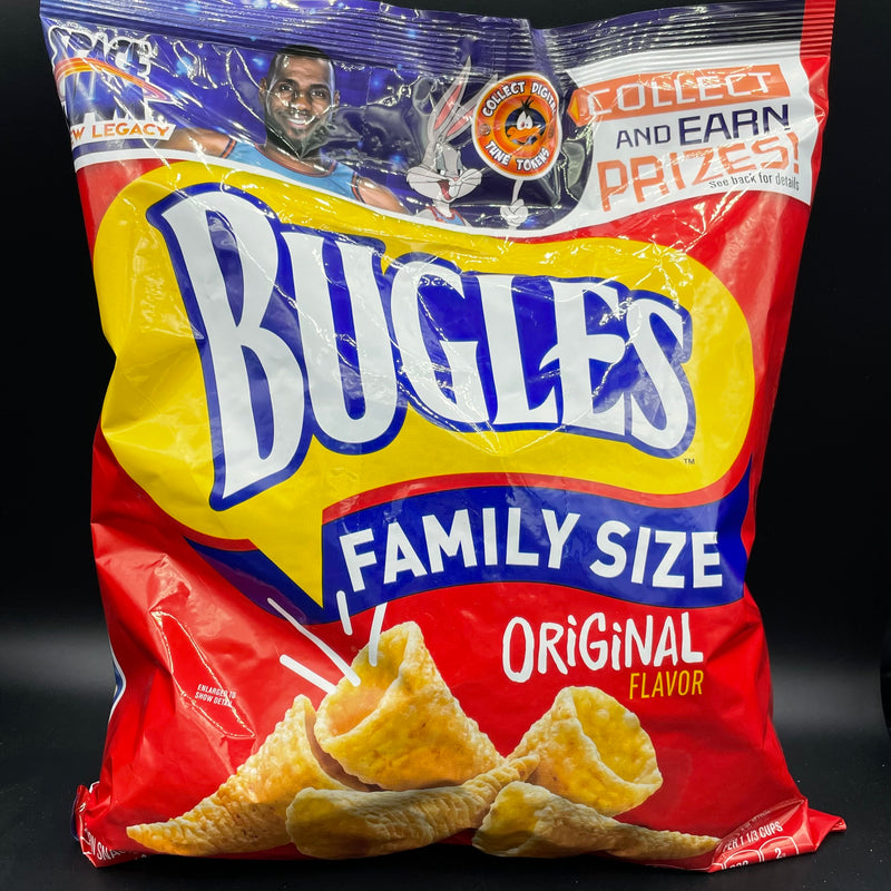 NEW Bugles Original Flavor - Space Jam Promo Bag, Family Size 411g (USA)