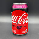 Coca Cola ZERO SUGAR- Cherry Flavour, 355ml (USA)