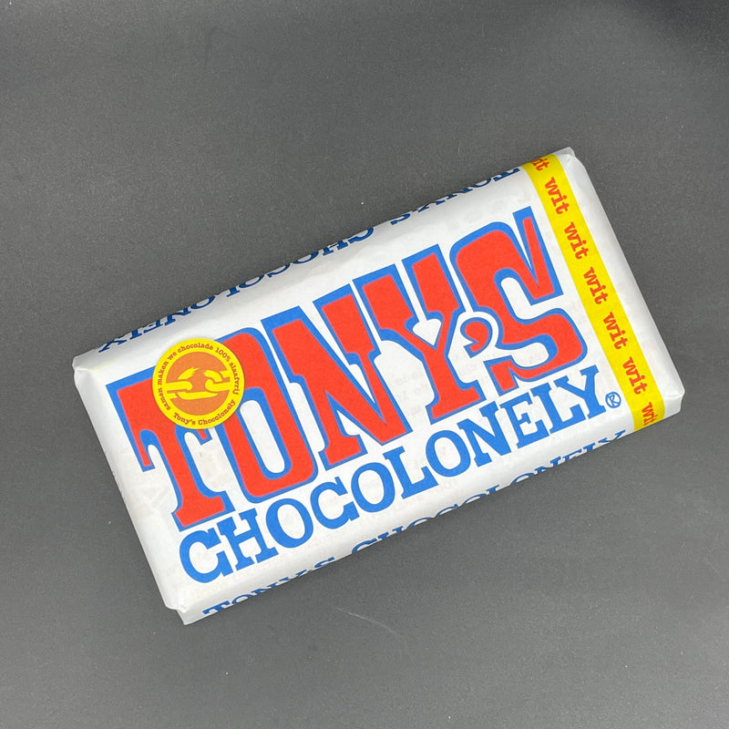 Tony’s Chocolonely - White Chocolate Bar! 180g (EURO) LIMITED