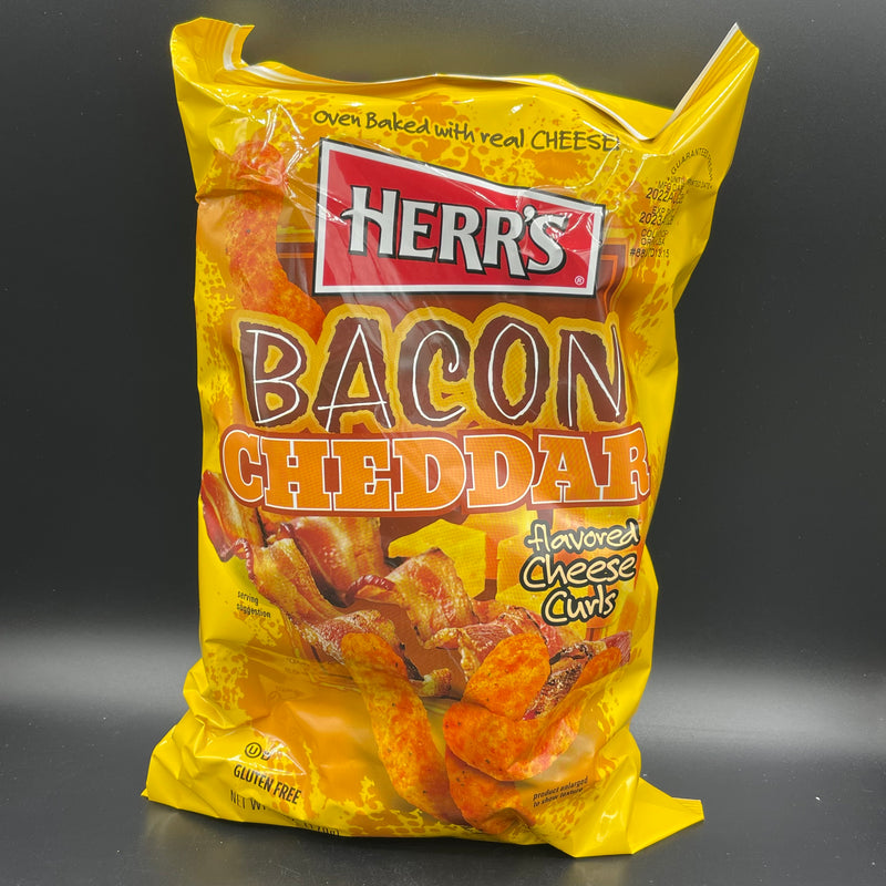 Herr's Bacon Cheddar Flavored Cheese Curls 184g (USA)