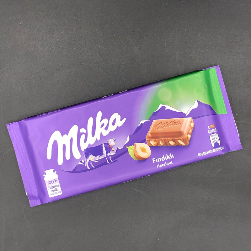 SHORT DATE Milka Hazelnut 100g (EURO) - Best before is 22/3/23