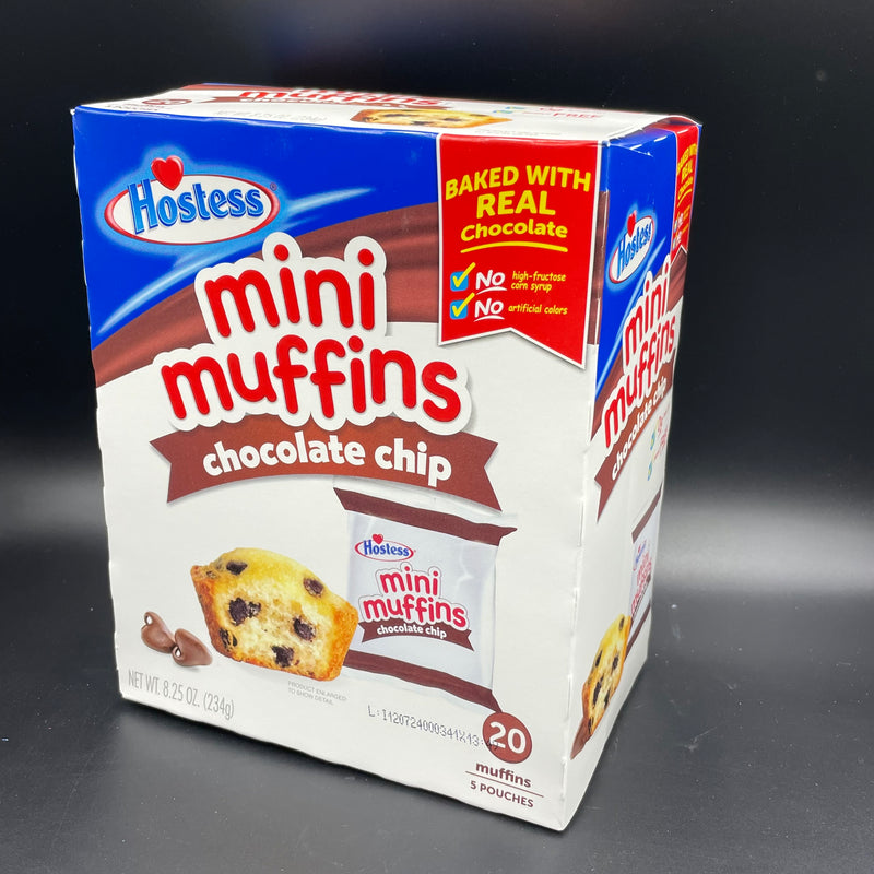 LIMITED Hostess Mini Muffins - Chocolate Chip Flavour, 20pk 234g (USA) LIMITED STOCK