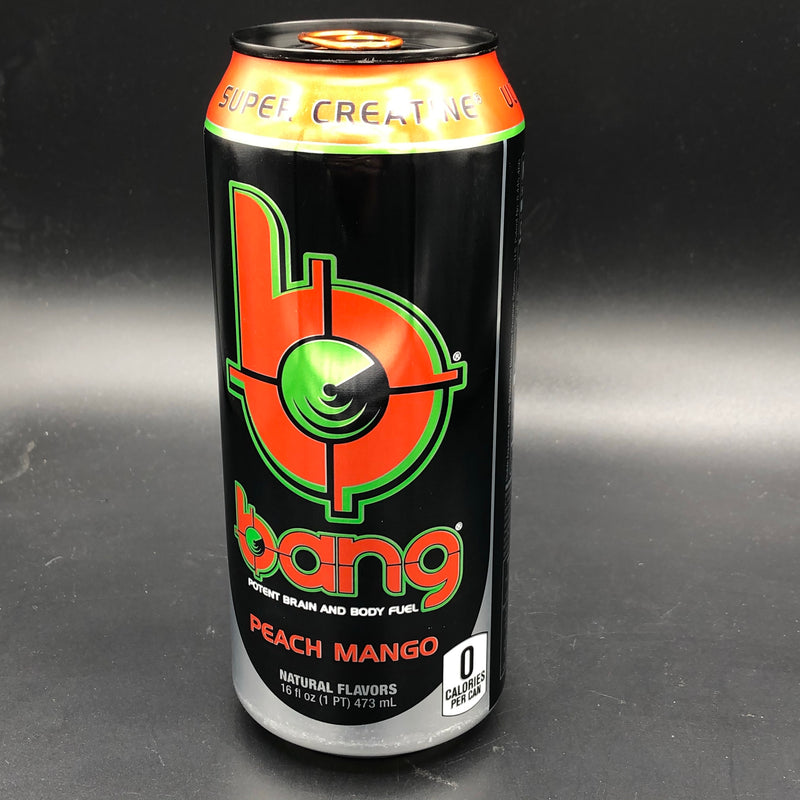 Bang Peach Mango - Super Creatine - Zero Calorie Energy Drink 473ml (USA)