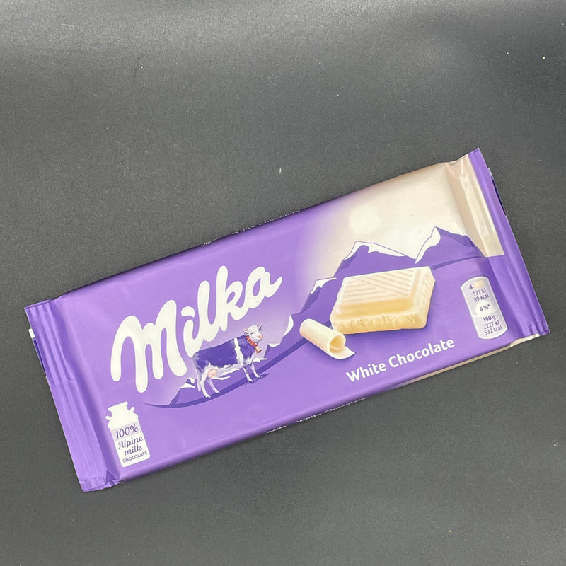 Milka White Chocolate 100g (EURO) LIMITED