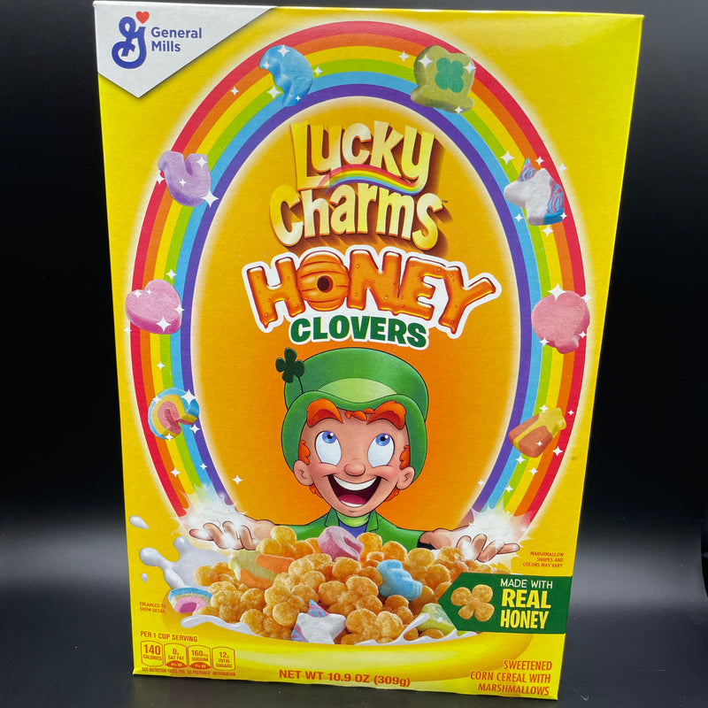 SHORT DATE Lucky Charms Honey Clovers Cereal 309g (USA)