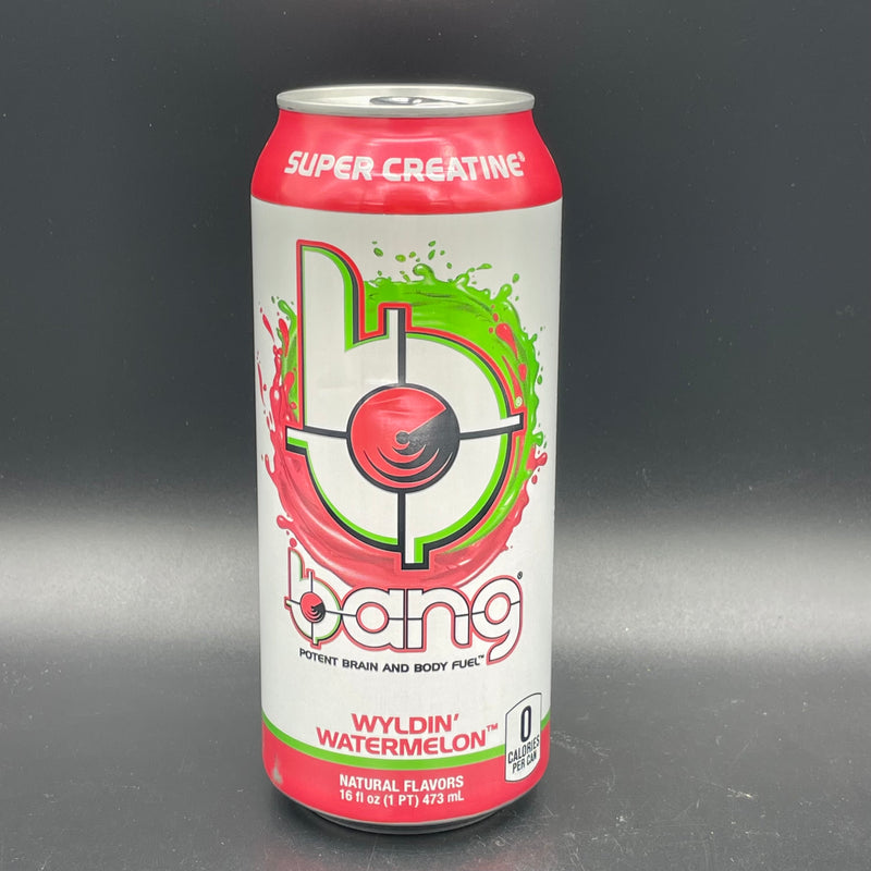 NEW Bang Wyldin Watermelon - Super Creatine - Zero Calorie Energy Drink 473ml (USA)