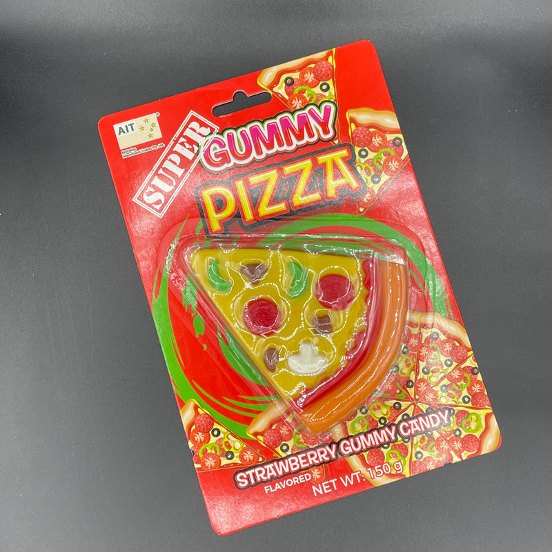 Super Gummy Pizza - Strawberry Gummy Candy Flavoured 150g (AUS)