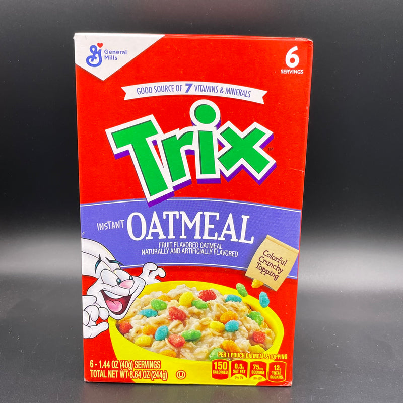 NEW Trix - Instant Oatmeal! 6 Servings, 244g (USA) SPECIAL RELEASE