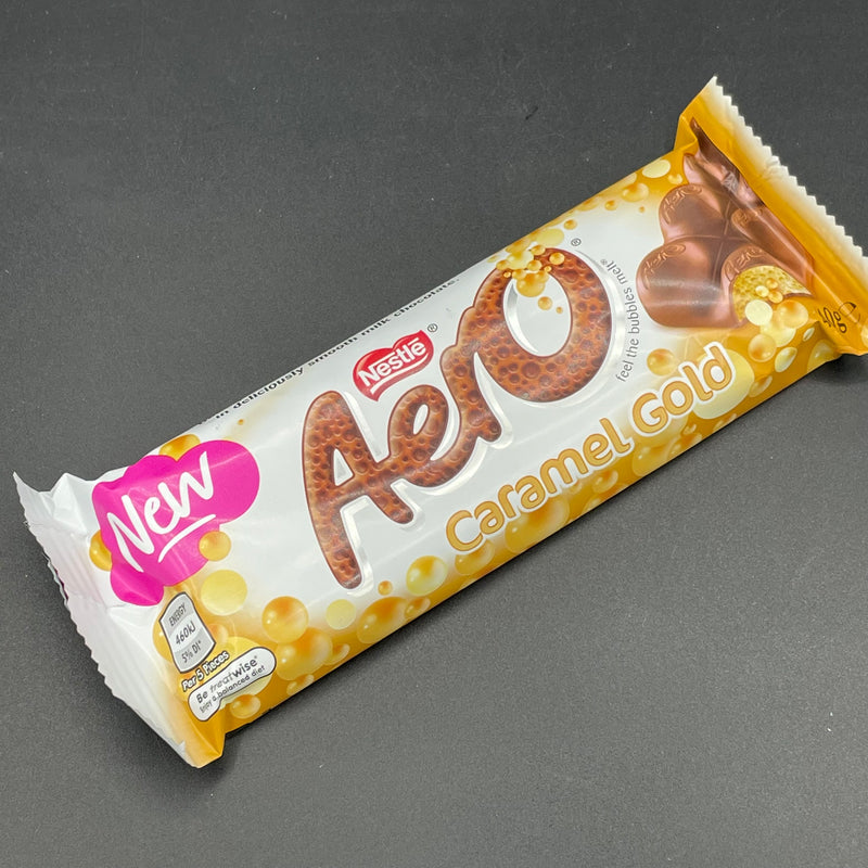 NEW Nestle Aero Caramel Gold 40g (AUS) NEW